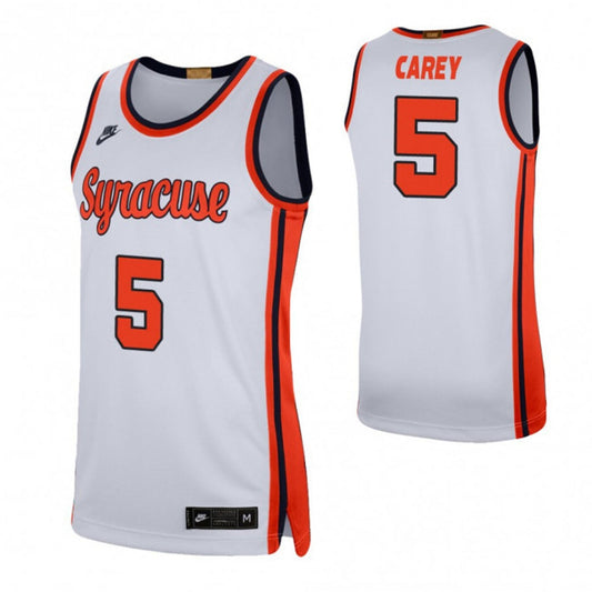 NCAAB Jalen Carey Syracuse Orange 5 Jersey