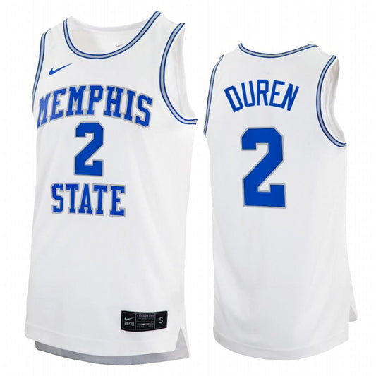 NCAAB Jalen Duren Memphis Tigers 2 Jersey