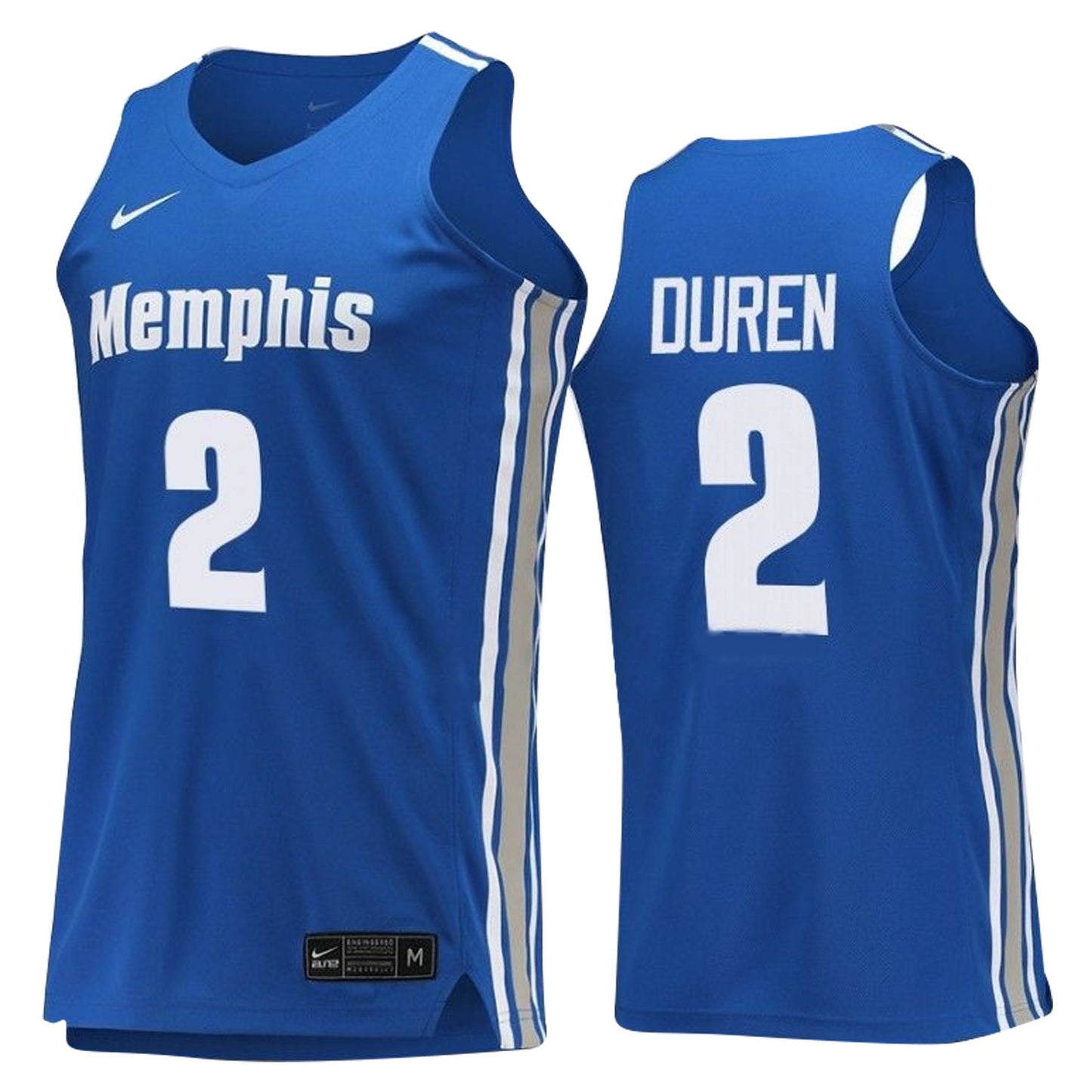 NCAAB Jalen Duren Memphis Tigers 2 Jersey