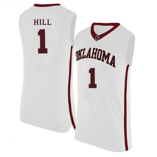 NCAAB Jalen Hill Oklahoma Sooners 1 Jersey