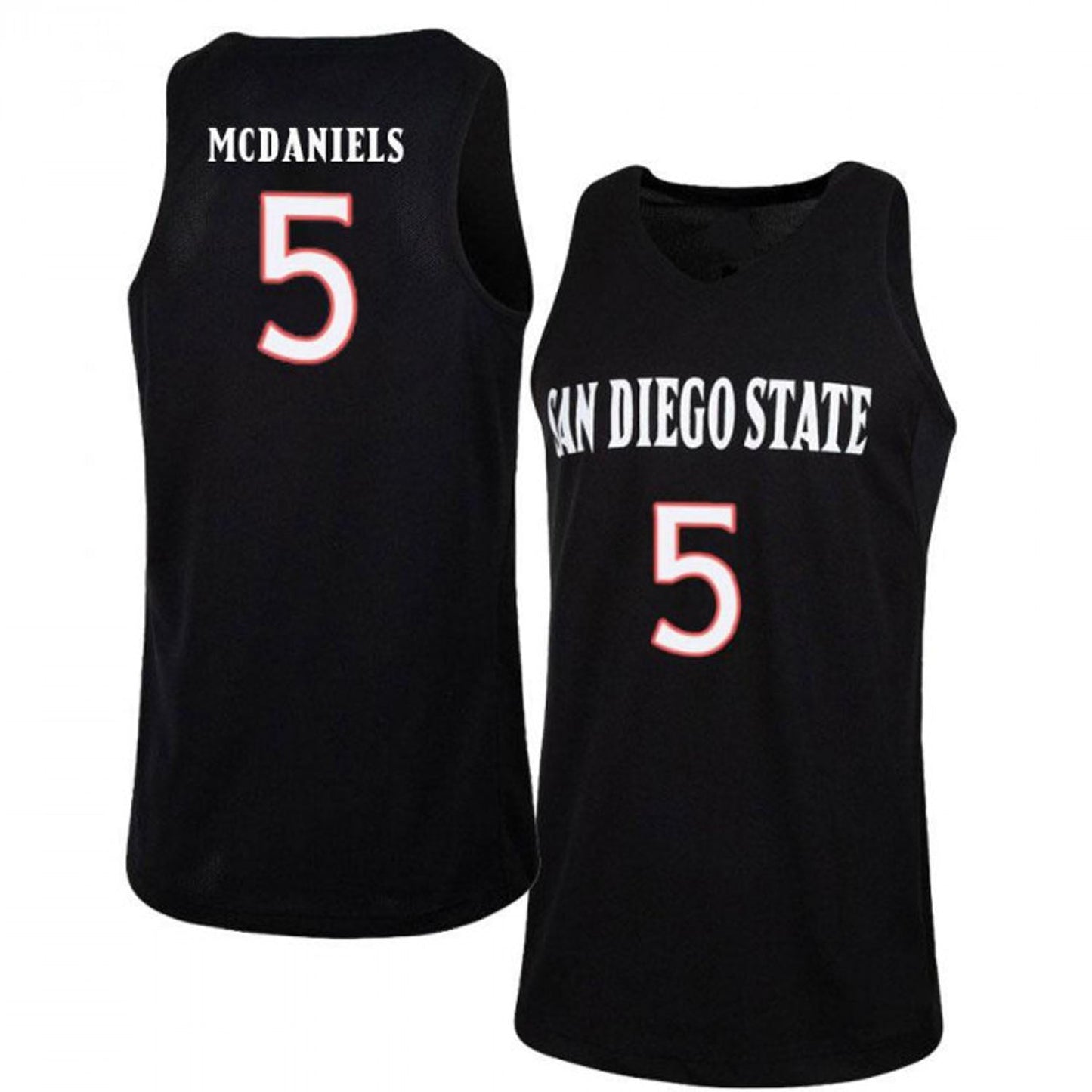 NCAAB Jalen McDaniels San Diego State Aztecs 5 Jersey