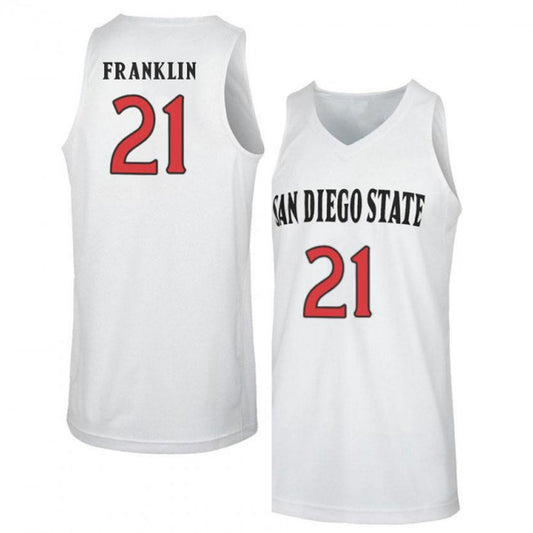 NCAAB Jamaal Franklin San Diego State Aztecs 21 Jersey
