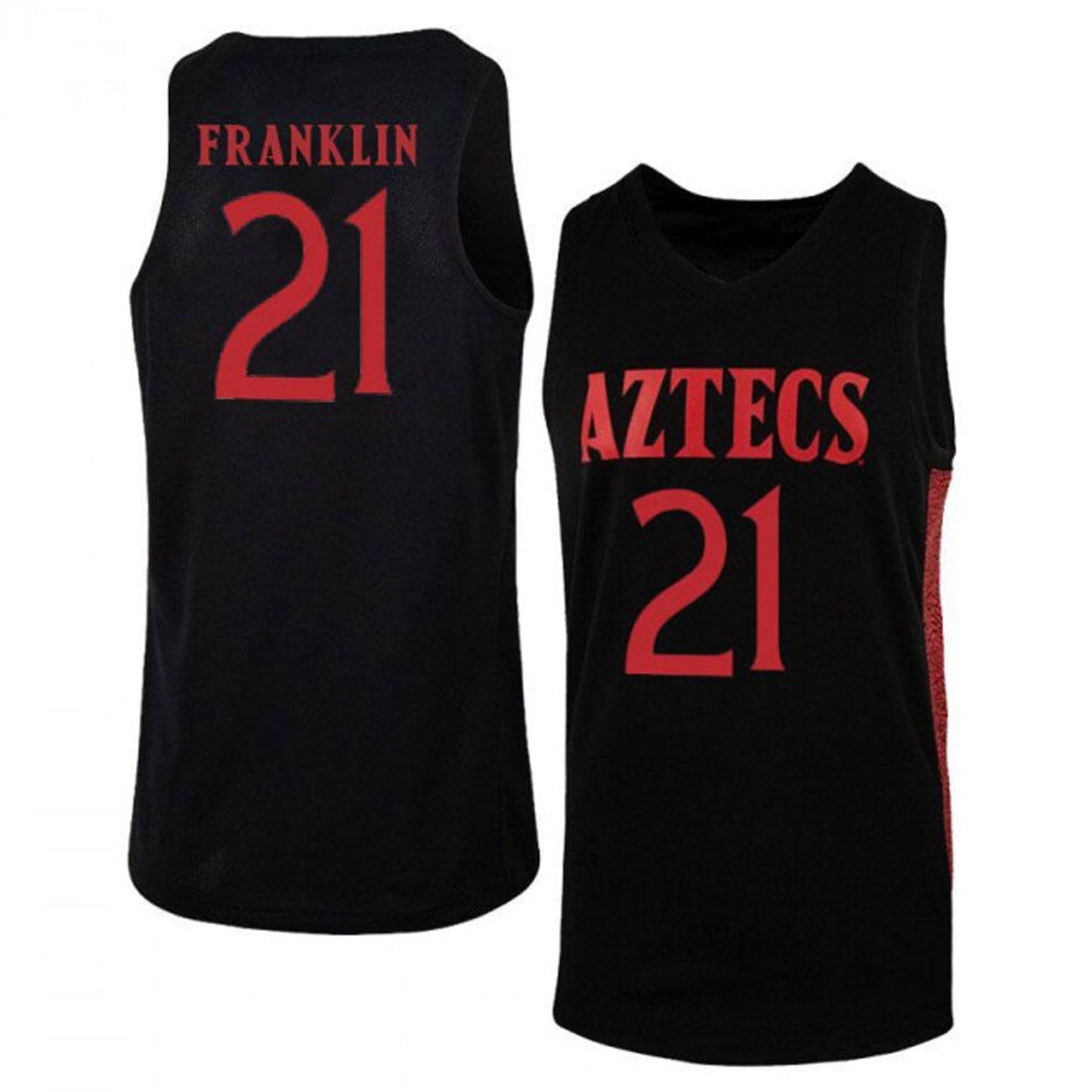 NCAAB Jamaal Franklin San Diego State Aztecs 21 Jersey