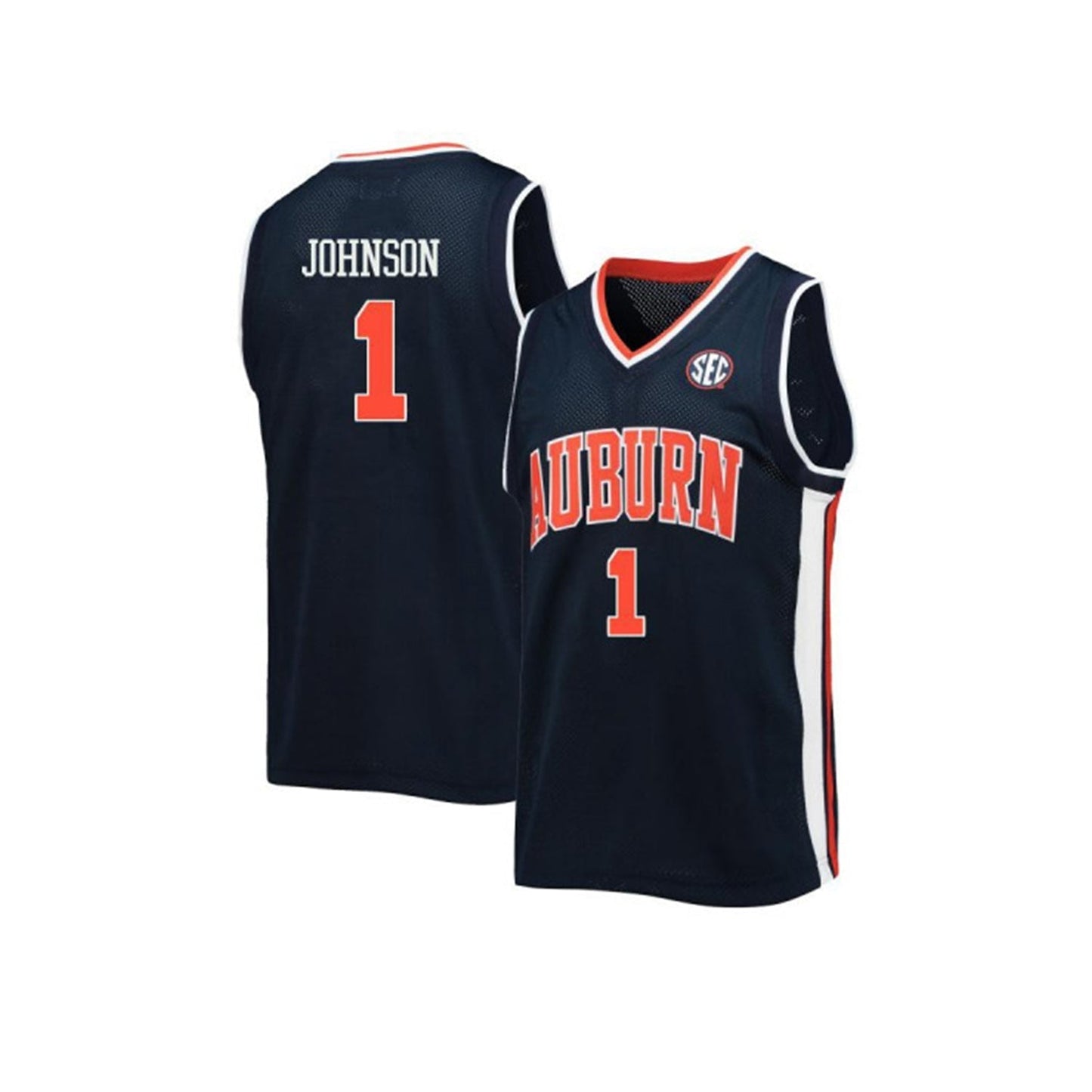 NCAAB Jamal Johnson Auburn Tigers 1 Jersey