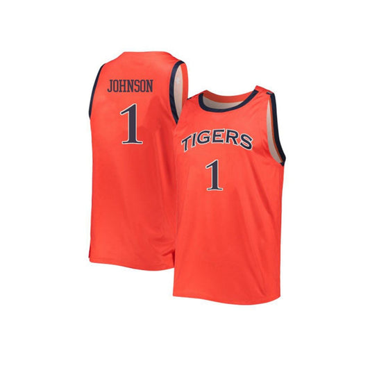 NCAAB Jamal Johnson Auburn Tigers 1 Jersey