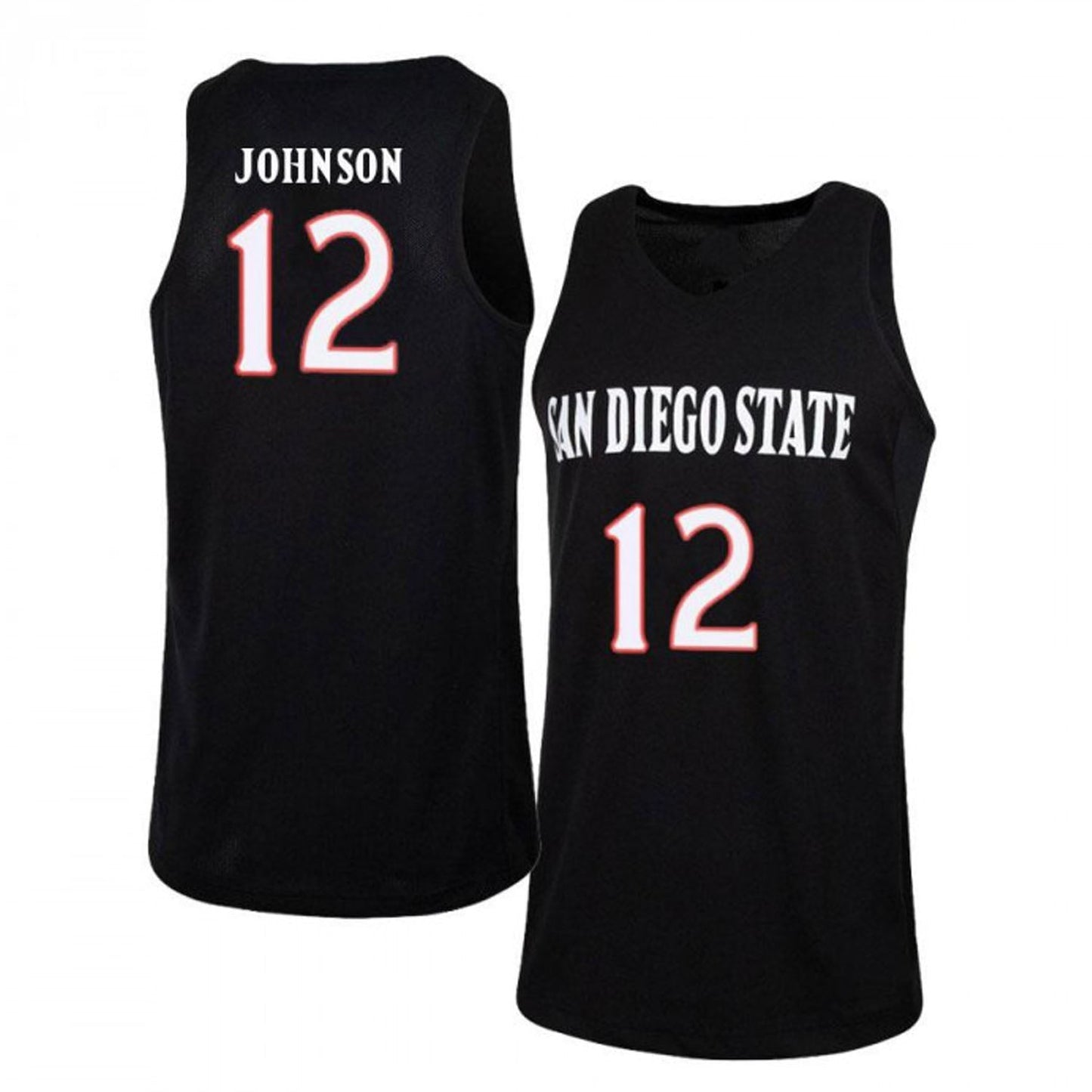 NCAAB James Johnson San Diego State Aztecs 12 Jersey