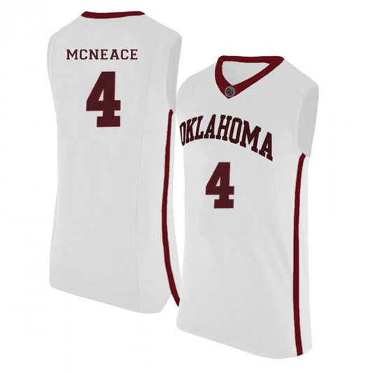 NCAAB Jamuni McNeace Oklahoma Sooners 4 Jersey