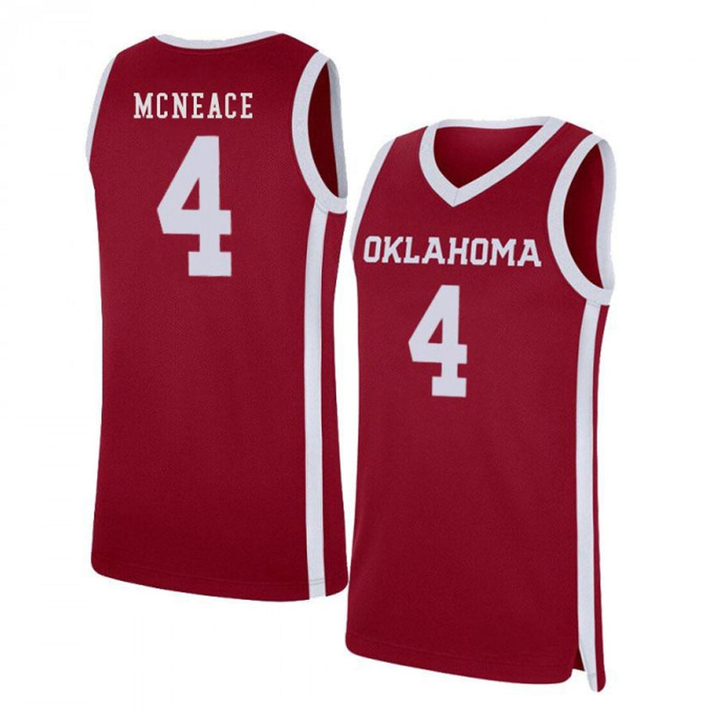 NCAAB Jamuni McNeace Oklahoma Sooners 4 Jersey