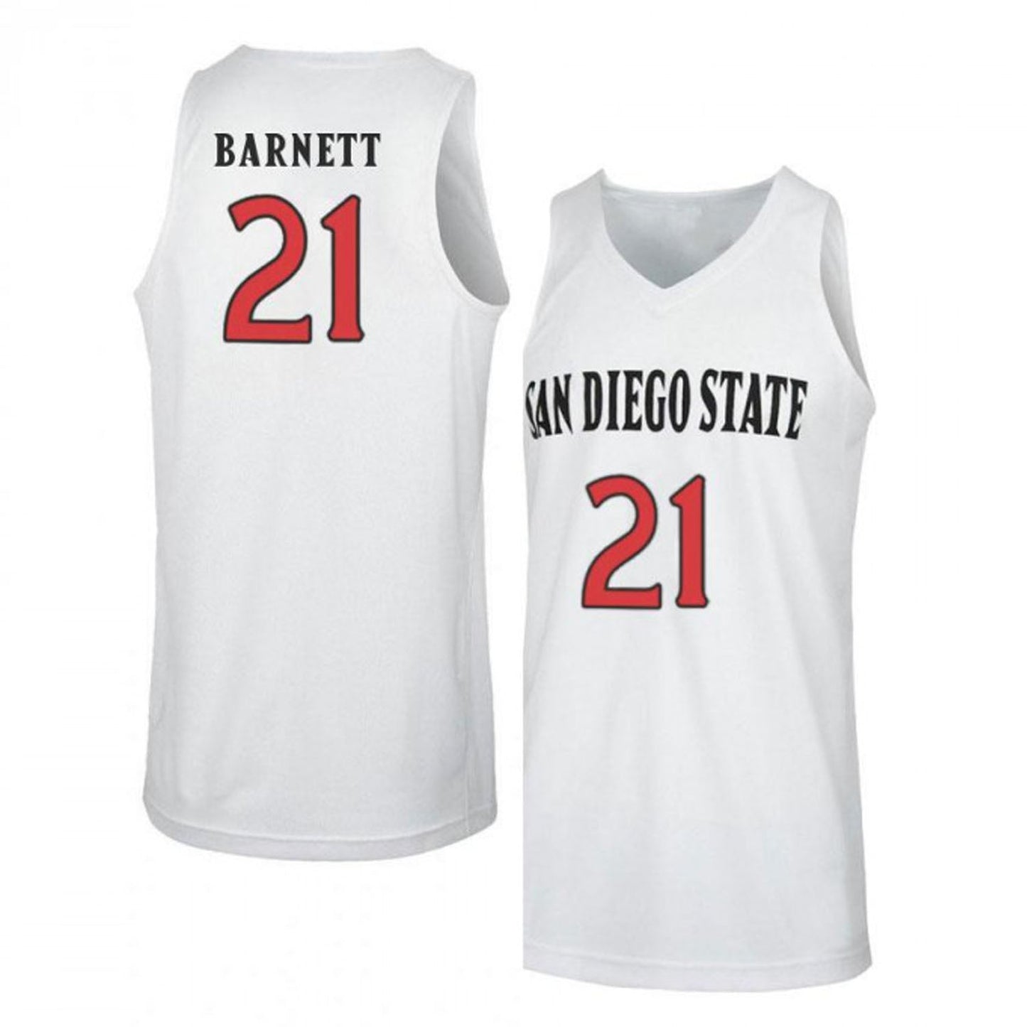 NCAAB Jared Barnett San Diego State Aztecs 21 Jersey