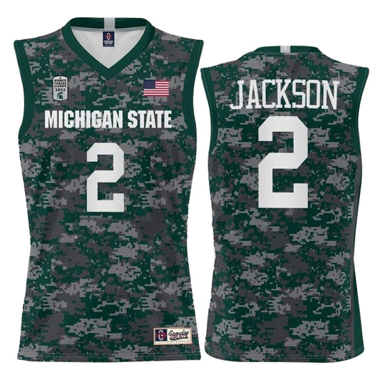 NCAAB Jaren Jackson Jr. Michigan State Spartans 2 Jersey