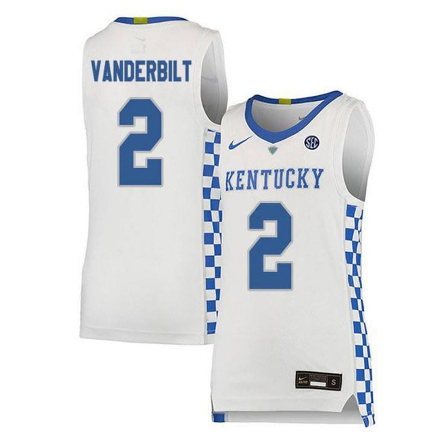 NCAAB Jarred Vanderbilt Kentucky Wildcats 2 Jersey