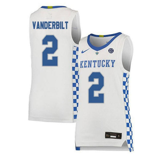 NCAAB Jarred Vanderbilt Kentucky Wildcats 2 Jersey