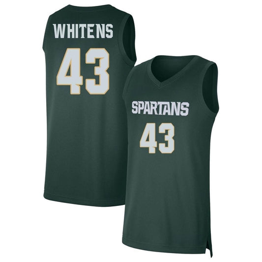 NCAAB Jason Whitens Michigan State Spartans 43 Jersey