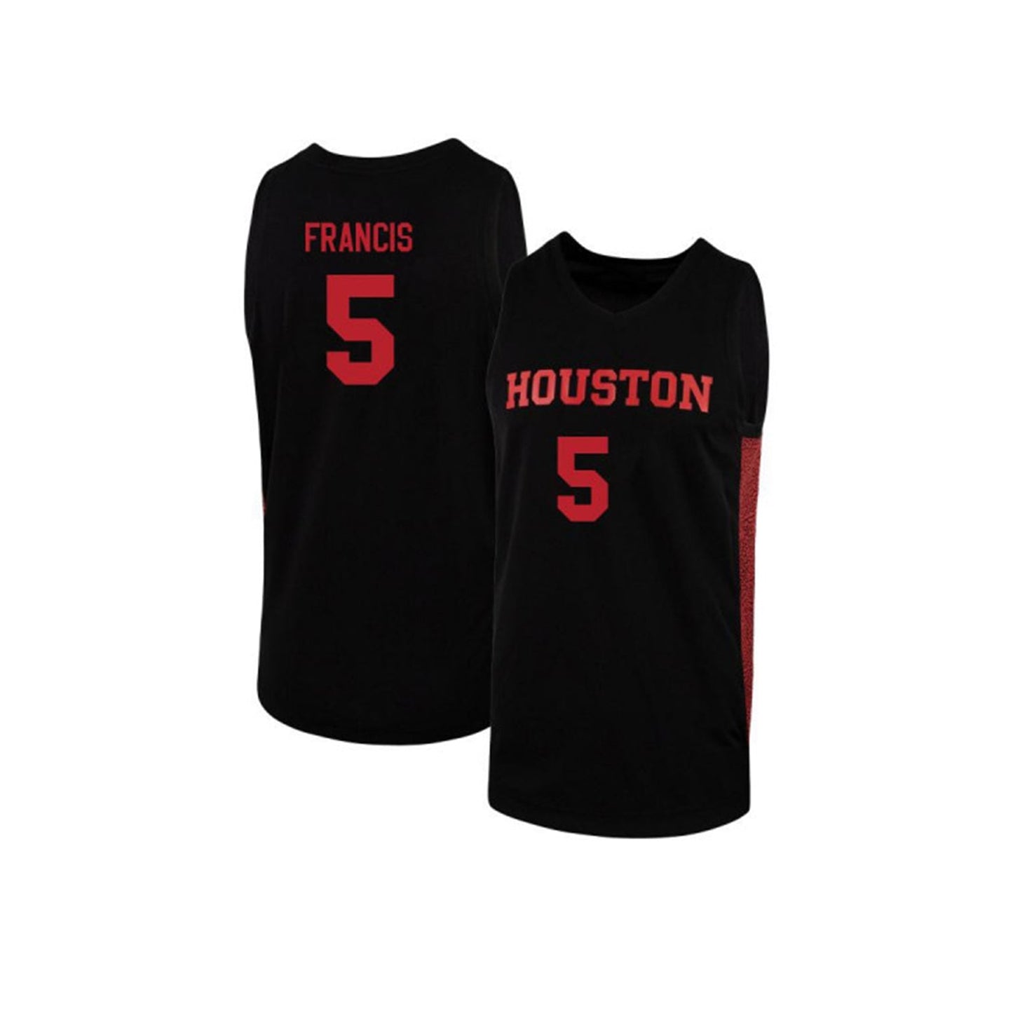 NCAAB Javier Francis Houston Cougars 5 Jersey