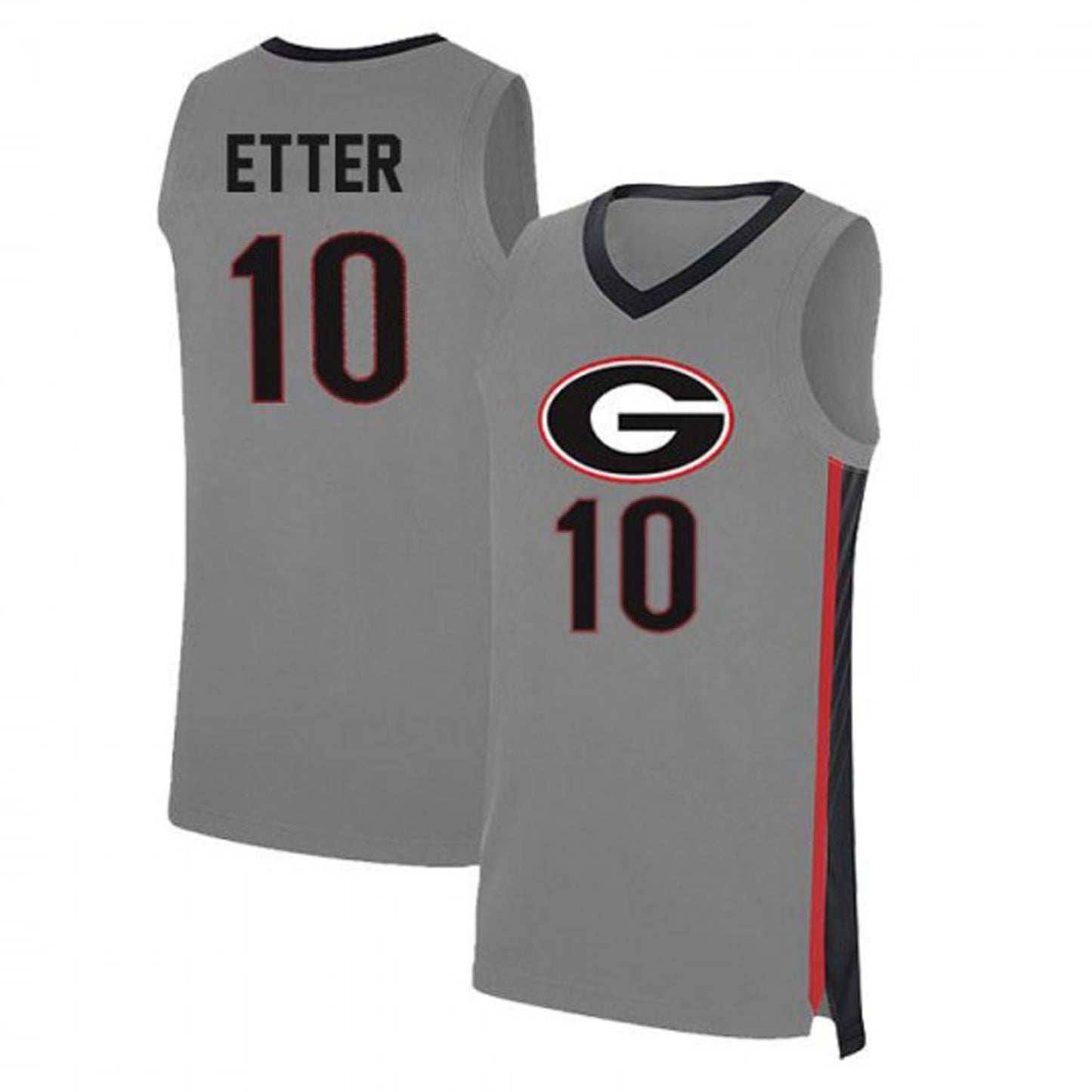 NCAAB Jaxon Etter Georgia Bulldogs 10 Jersey