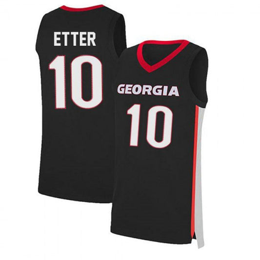NCAAB Jaxon Etter Georgia Bulldogs 10 Jersey