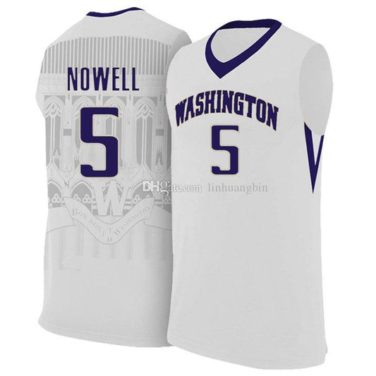 NCAAB Jaylen Nowell Washington Huskies 5 Jersey