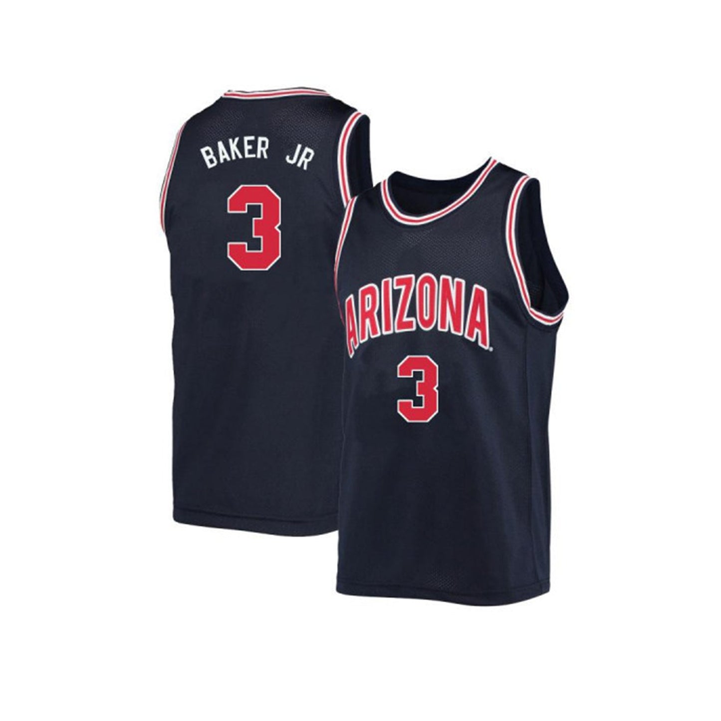 NCAAB Jemarl Baker Jr Arizona Wildcats 3 Jersey