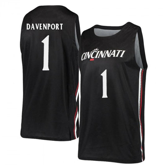 NCAAB Jeremiah Davenport Cincinnati Bearcats 1 Jersey