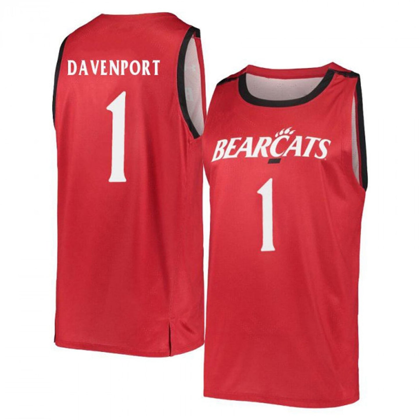 NCAAB Jeremiah Davenport Cincinnati Bearcats 1 Jersey