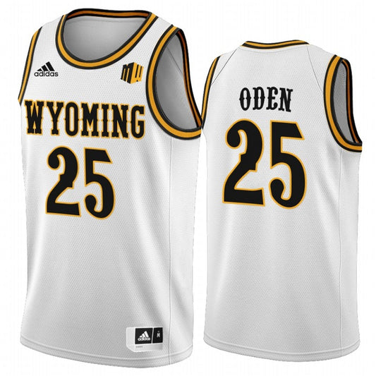 NCAAB Jeremiah Oden Wyoming Cowboys 25 Jersey