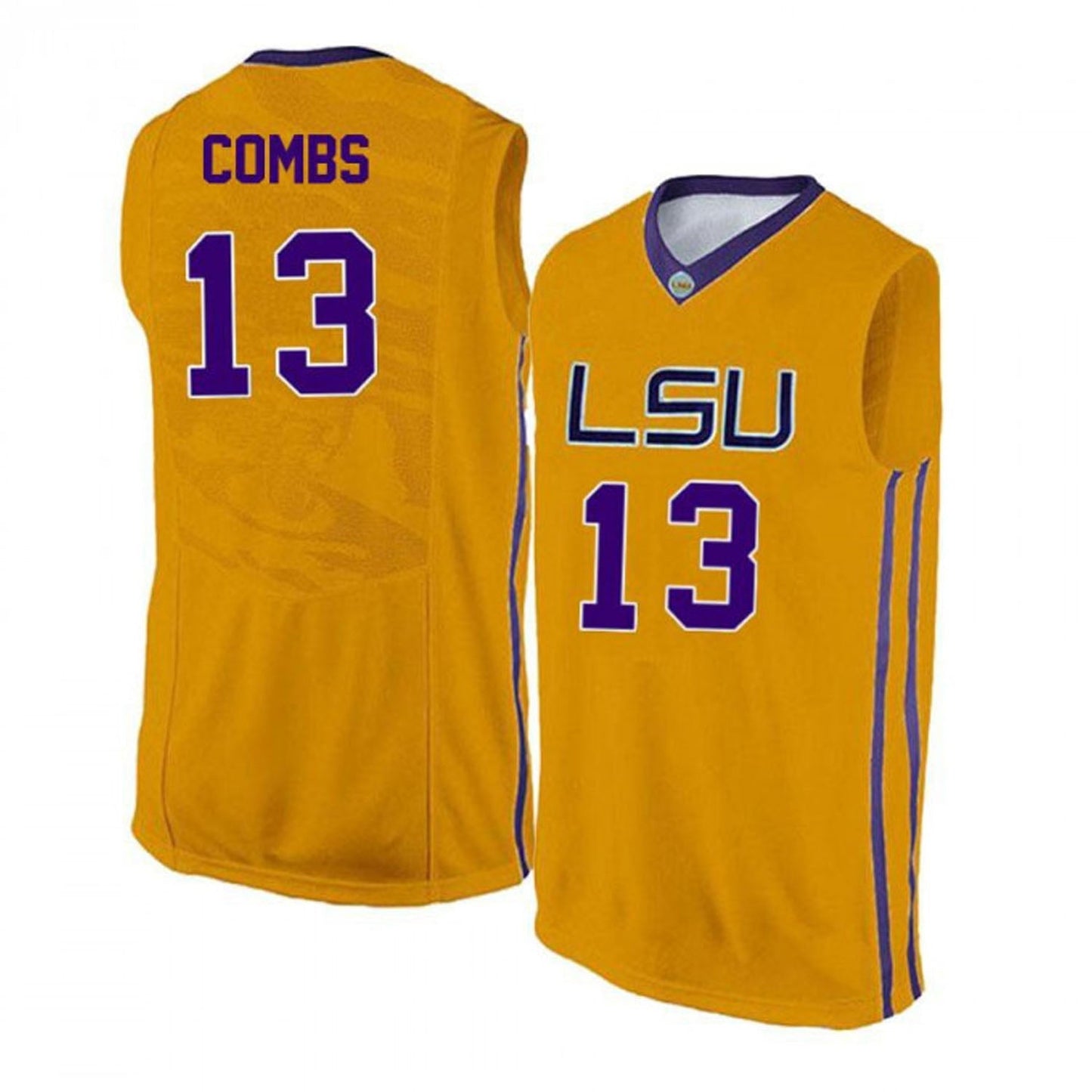 NCAAB Jeremy Combs LSU Tigers 13 Jersey