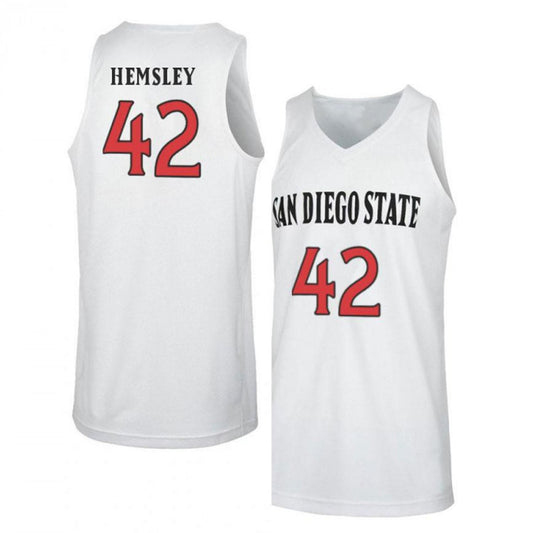 NCAAB Jeremy Hemsley San Diego State Aztecs 42 Jersey
