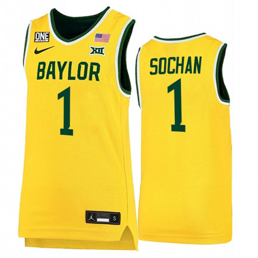 NCAAB Jeremy Sochan Baylor Bears 1 Jersey