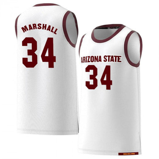 NCAAB Jermaine Marshall Arizona State Sun Devils 34 Jersey