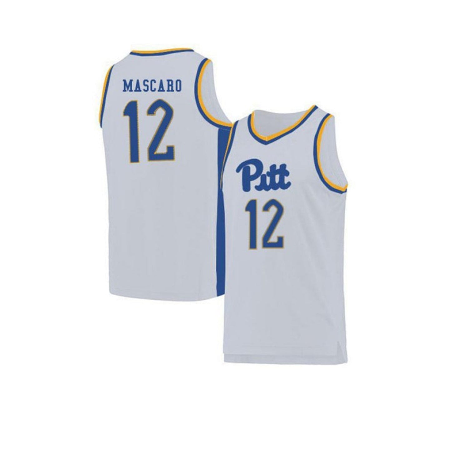NCAAB Joe Mascaro Pitsburgh Panthers 12 Jersey