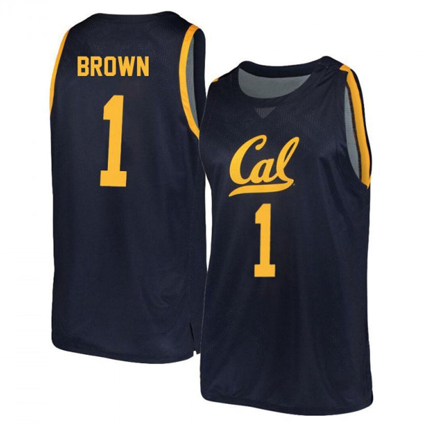 NCAAB Joel Brown California Golden Bears 1 Jersey
