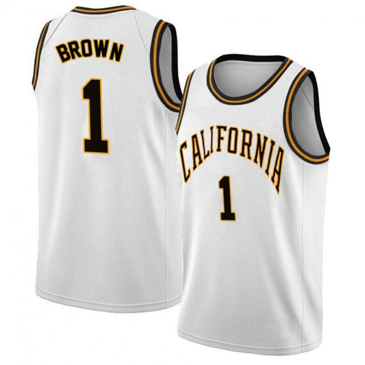 NCAAB Joel Brown California Golden Bears 1 Jersey