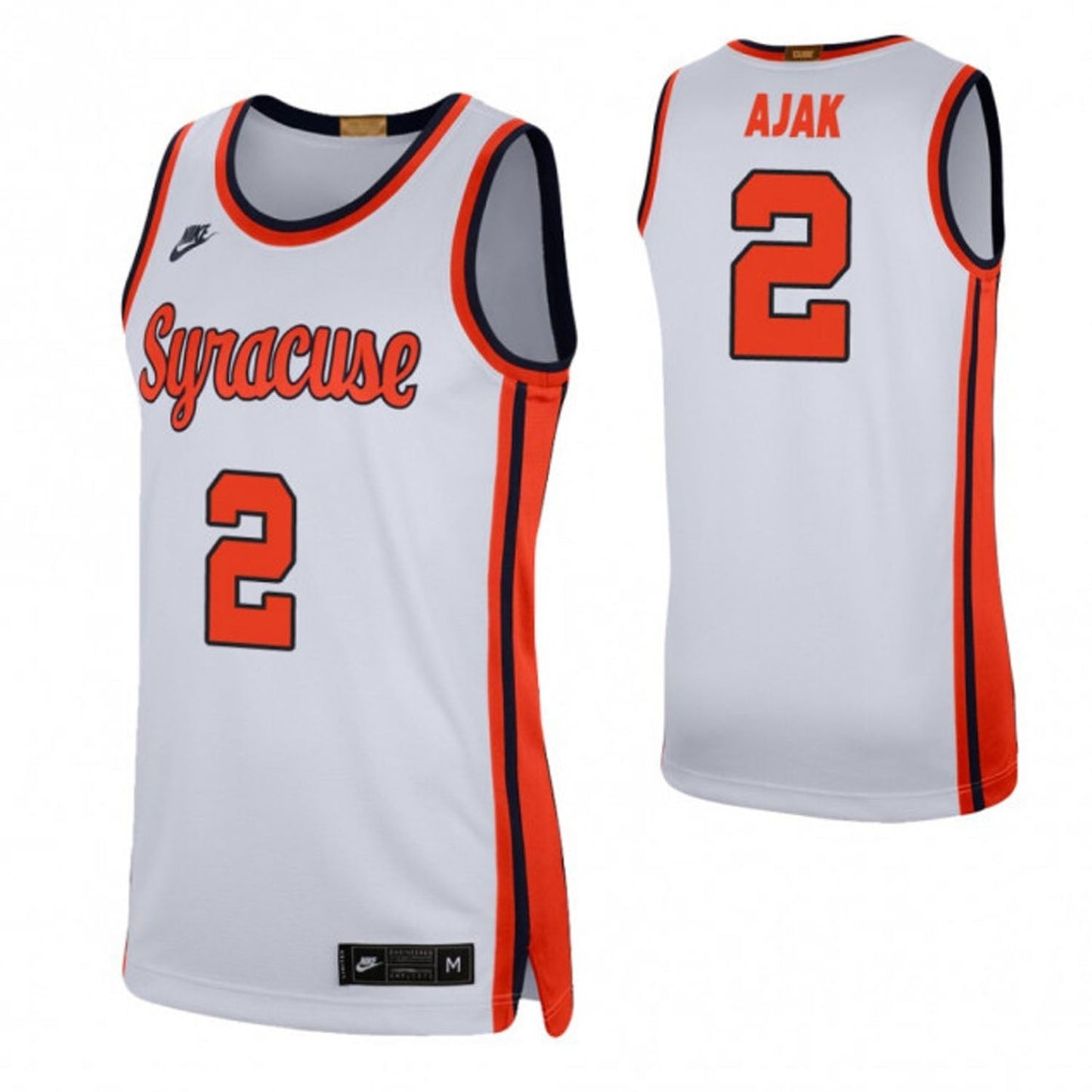 NCAAB John Bol Ajak Syracuse Orange 2 Jersey
