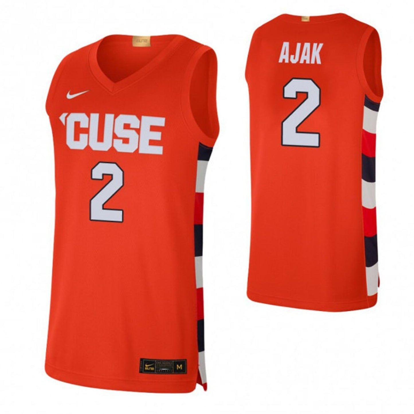 NCAAB John Bol Ajak Syracuse Orange 2 Jersey