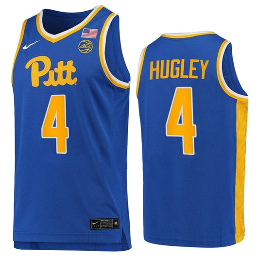NCAAB John Hugley Pittsburgh Panthers 4 Jersey