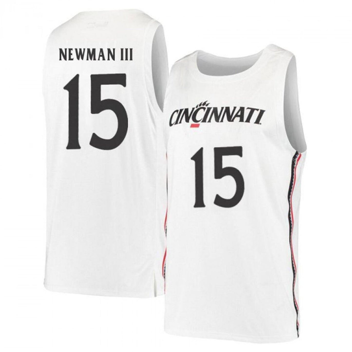 NCAAB John Newman III Cincinnati Bearcats 15 Jersey