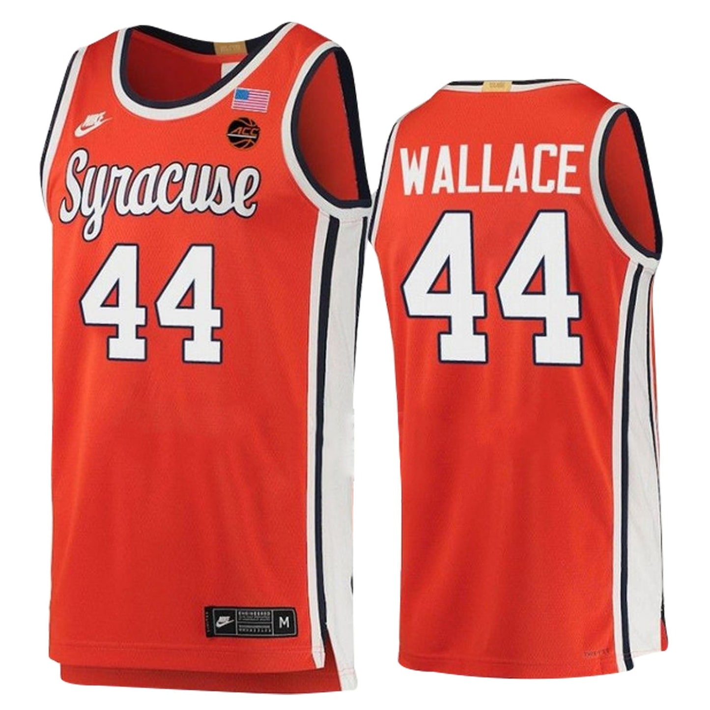 NCAAB John Wallace Syracuse Orange 44 Jersey