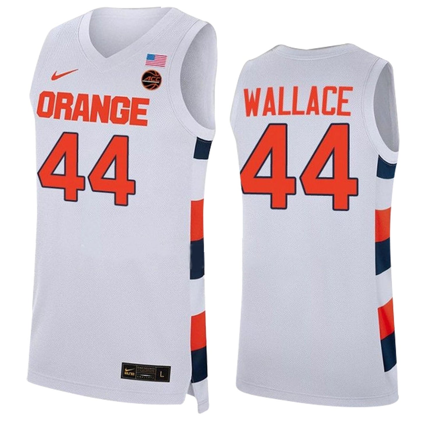 NCAAB John Wallace Syracuse Orange 44 Jersey