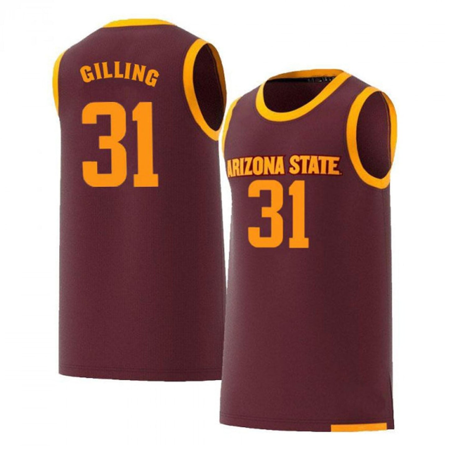 NCAAB Jonathan Gilling Arizona State Sun Devils 31 Jersey