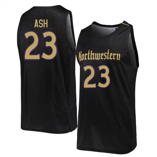 NCAAB Jordan Ash Northwestern Wildcats 23 Jersey