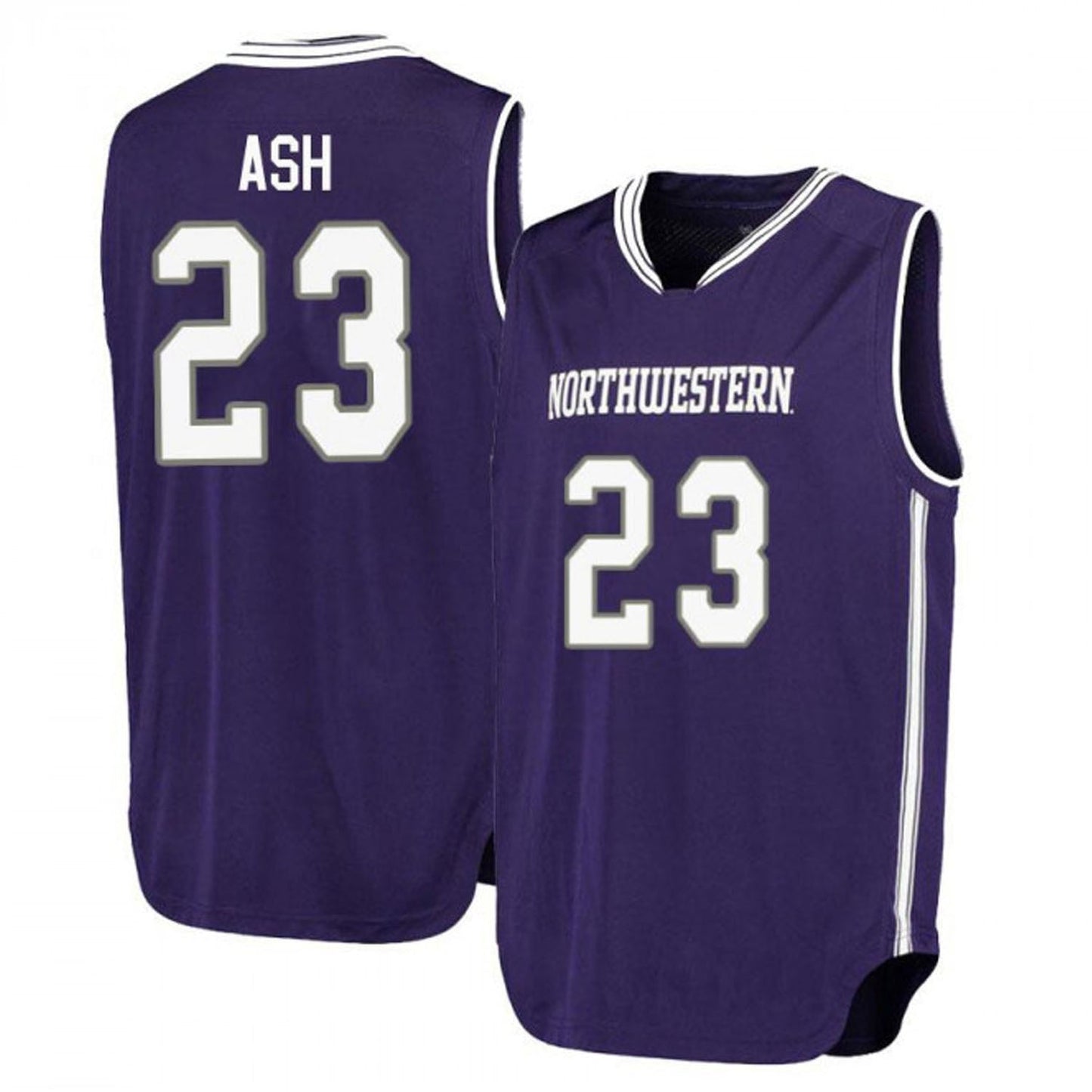 NCAAB Jordan Ash Northwestern Wildcats 23 Jersey