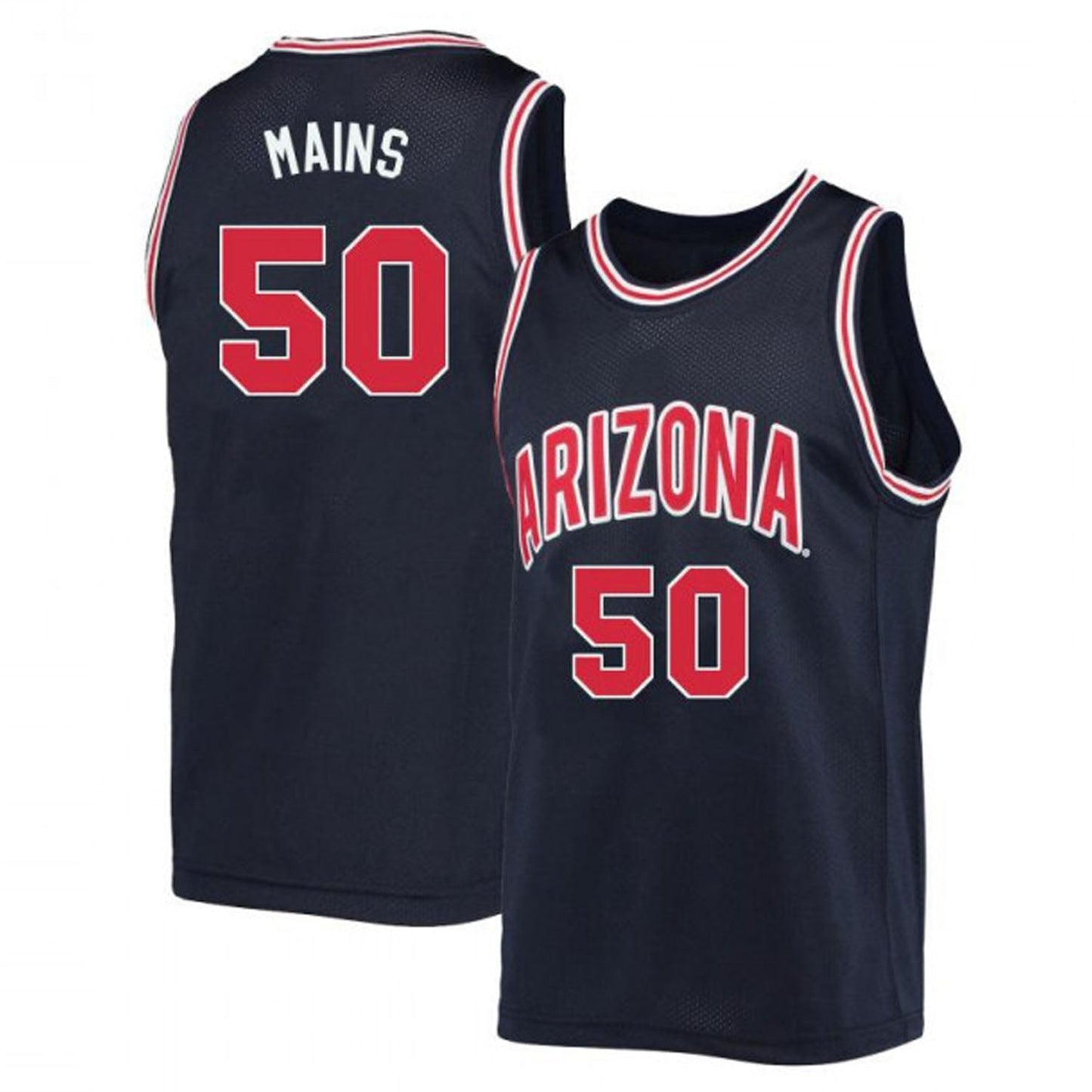 NCAAB Jordan Mains Arizona Wildcats 50 Jersey
