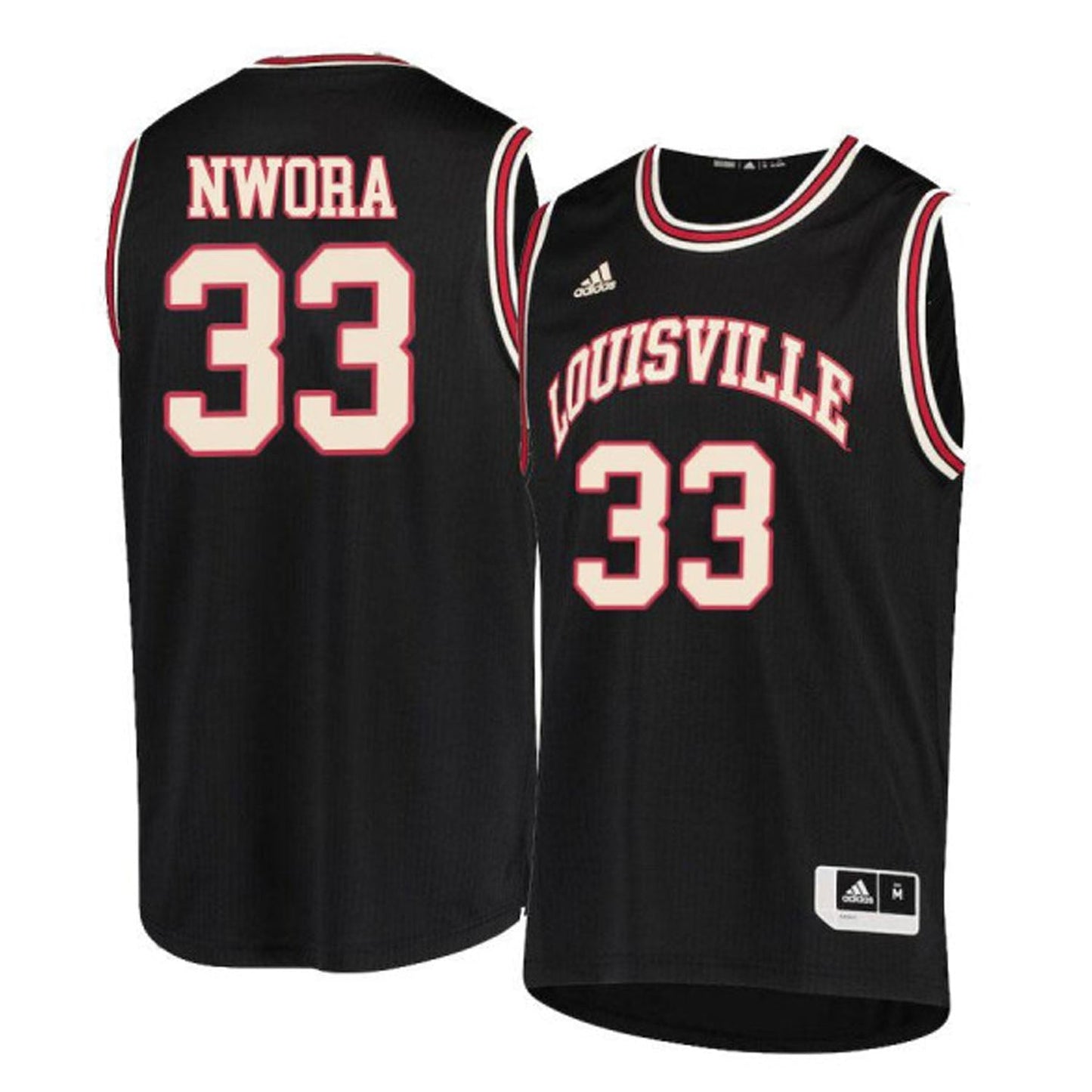 NCAAB Jordan Nwora Louisville Cardinals 33 Jersey