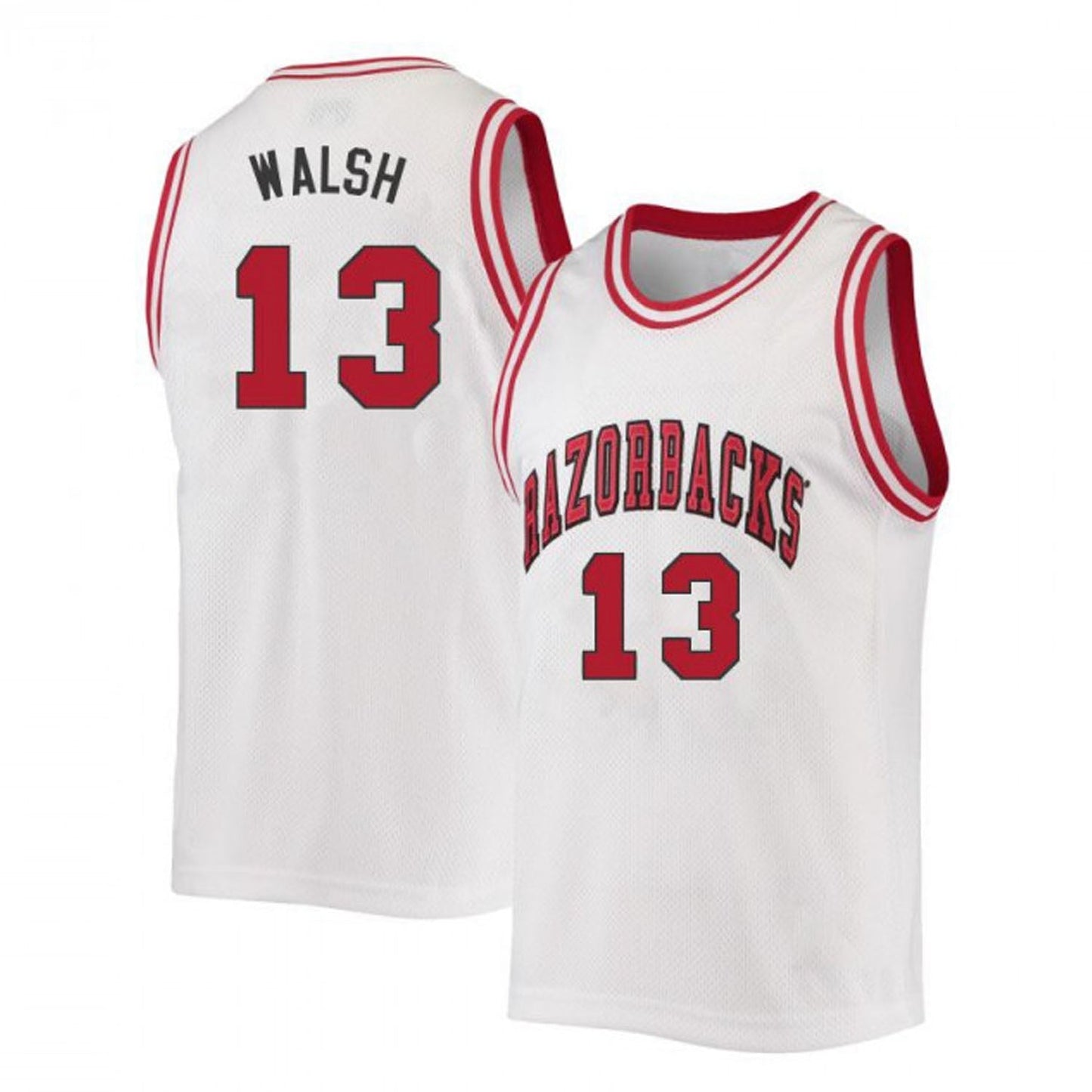 NCAAB Jordan Walsh Arkansas Razorbacks 13 Jersey