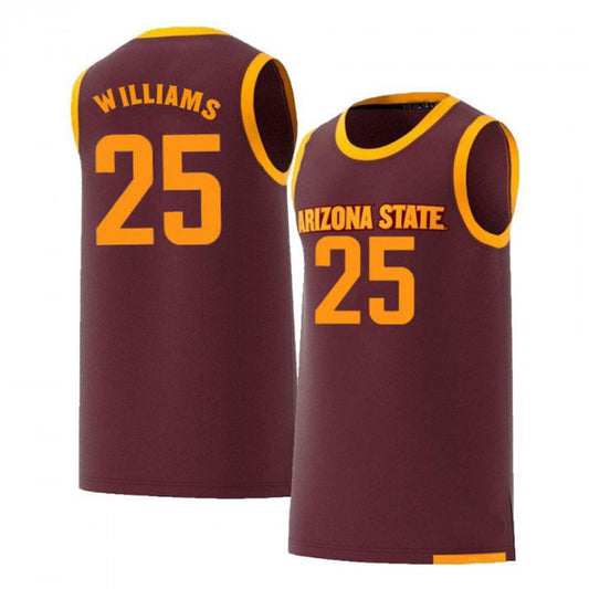 NCAAB Jordan Williams Arizona State Sun Devils 25 Jersey