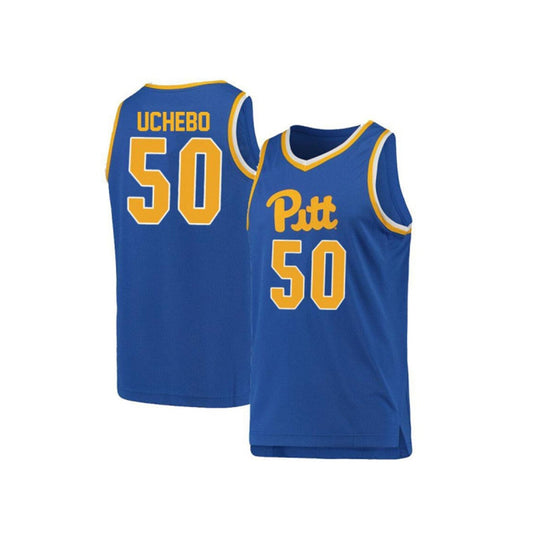 NCAAB Joseph Uchebo Pittsburgh Panthers 50 Jersey