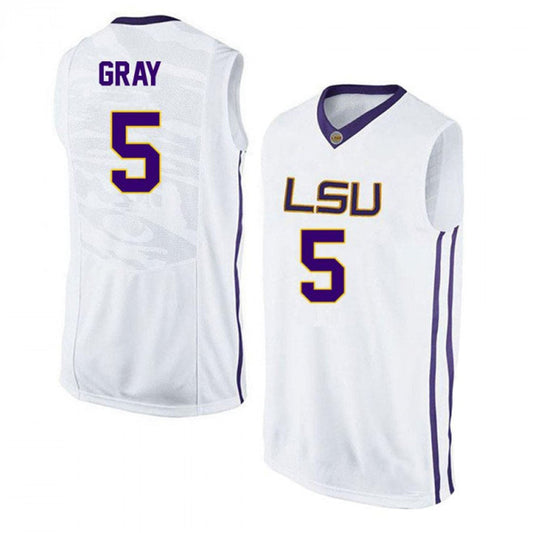 NCAAB Josh Gray LSU Tigers 5 Jersey