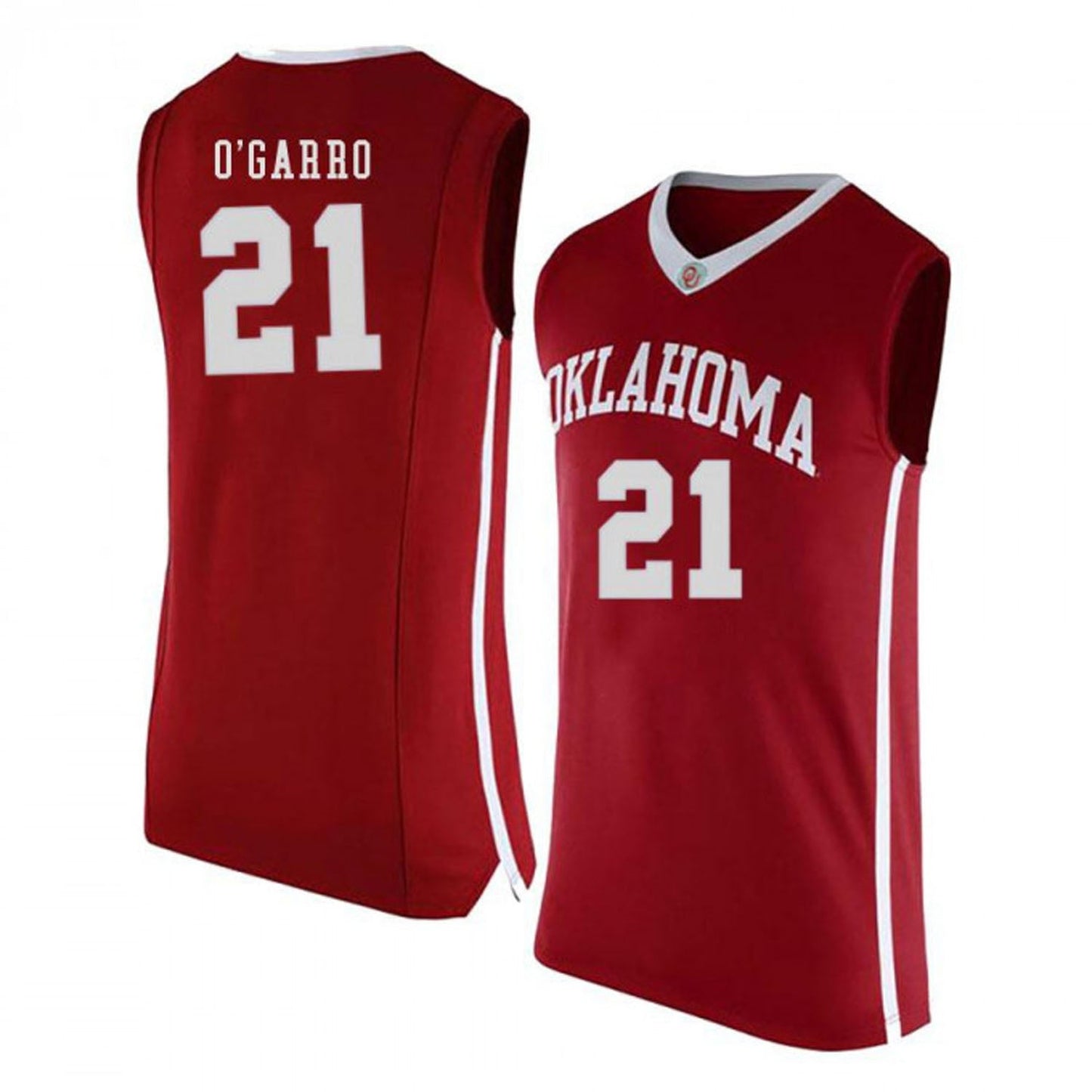 NCAAB Josh O'Garro Oklahoma Sooners 21 Jersey