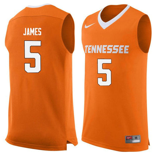 NCAAB Josiah-Jordan James Tennessee Volunteers 5 Jersey