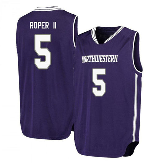 NCAAB Julian Roper II Northwestern Wildcats 5 Jersey